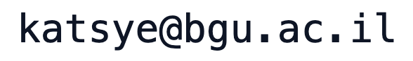 katsye@bgu.ac.il